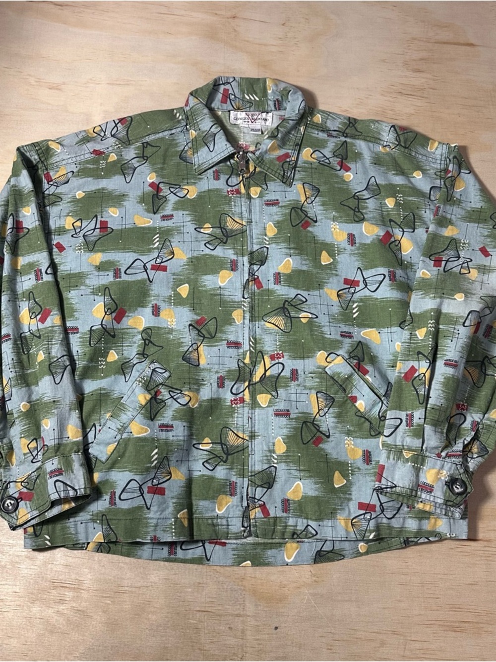 90s Vtg Guess Jeans Womens AOP Butterfly Jacket Lightweight Spring Cute Boxy XL